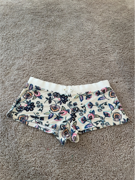 Juicy Couture Pants - Juicy Couture Floral Micro Mini Sleep Shorts Y2K Lounge Size Large
